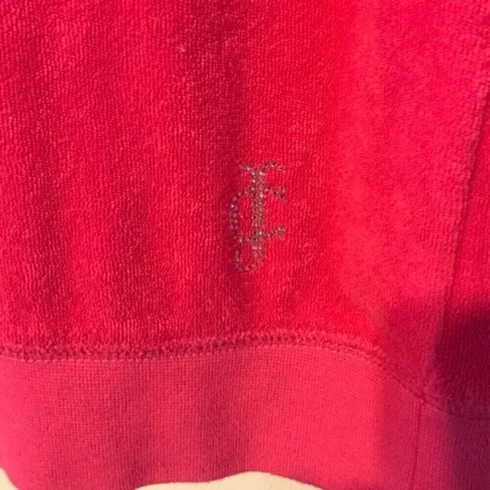 Juicy Couture Pink Terry cloth Sweatshirt size M